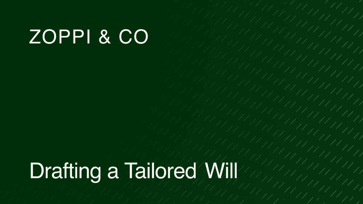 Drafting a Tailored Will